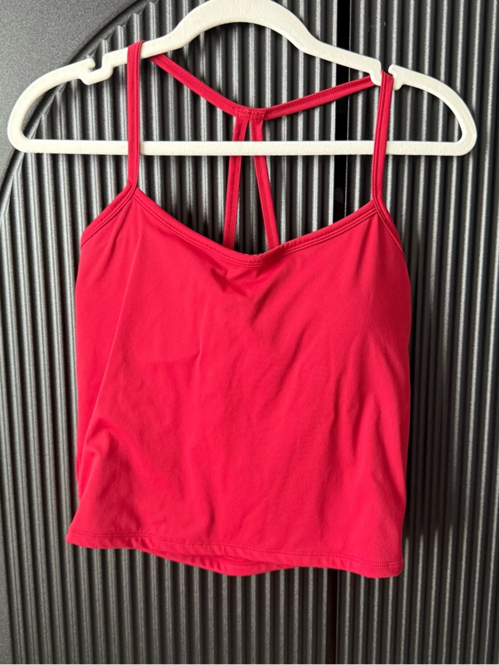 Strappy Red Tank Top